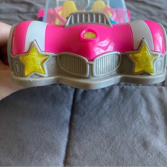 2016 Hot Pink Barbie Convertible Car Stars Rainbow Small Plastic Fun - Picture 11 of 12